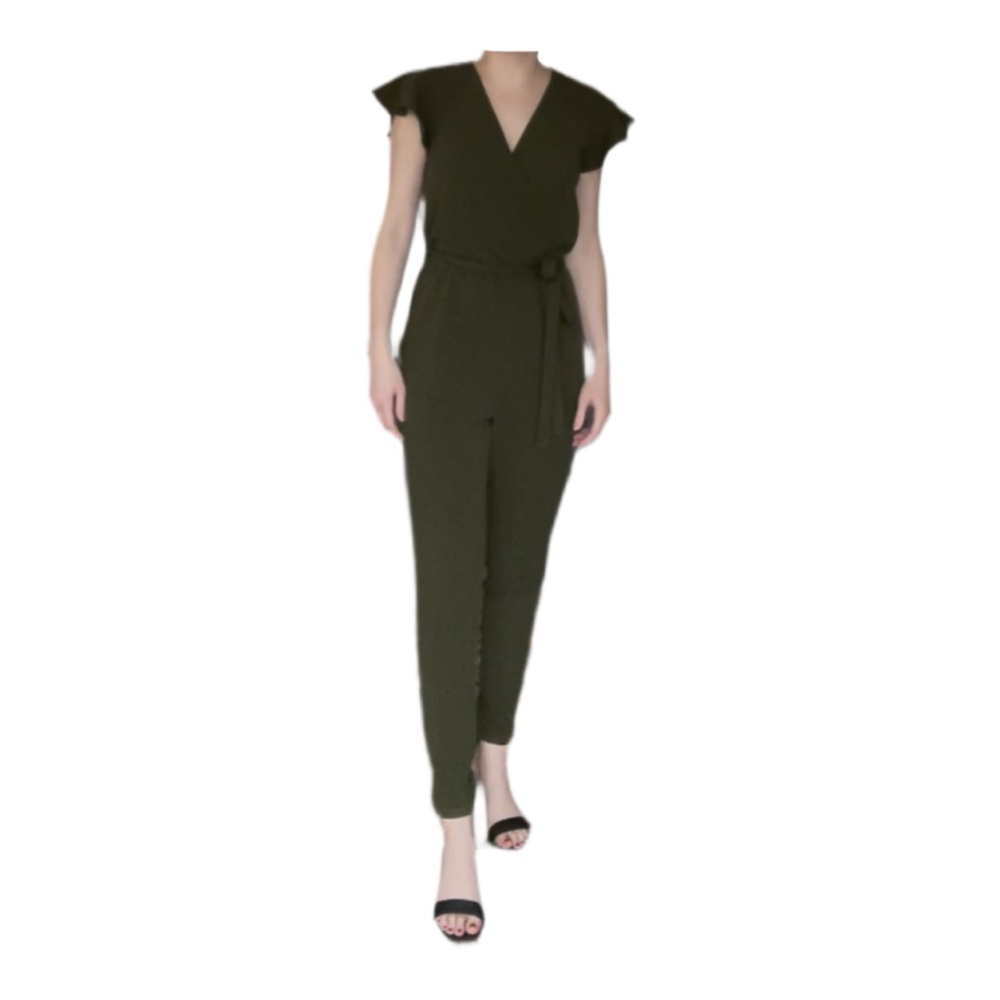 Charlotte Russe size XS olive green jumpsuit